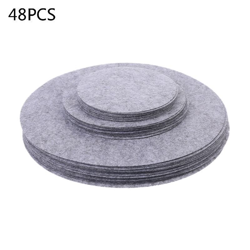 Bộ 48 Tấm Lót Mềm Chia Ngăn 3 Kích Cỡ Tiện Dụng Cho Nhà Bếp