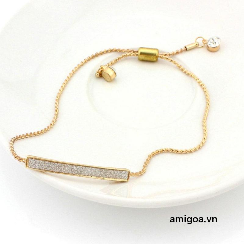 ✨✨Vòng Tay Chuỗi Hạt Pha Lê Mờ Dáng Dài Phong Cách Âu Mỹ Thời Trang