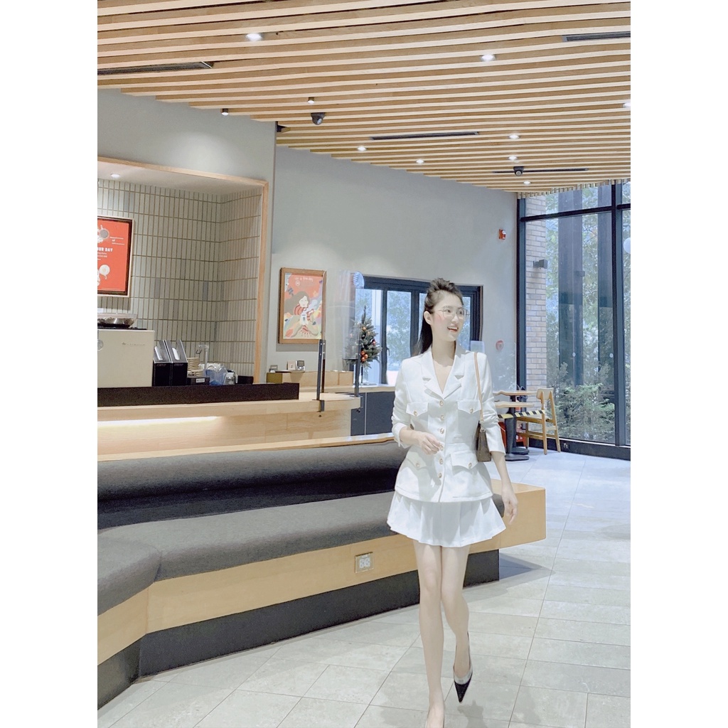 Áo Vest Trắng BOHEE A201