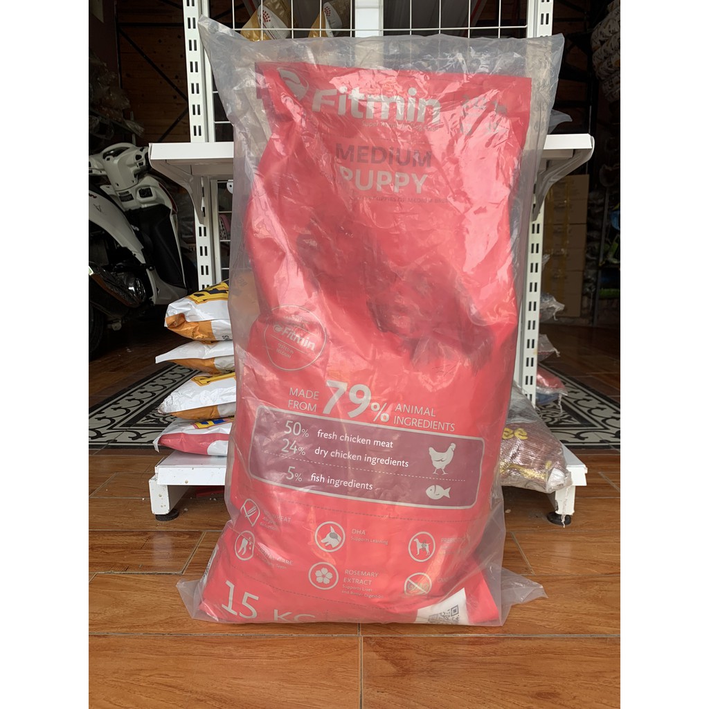 Fitmin Dog Medium Puppy 15KG - Thức Ăn Cho Chó Con Kích Thước Trung Bình Từ 2 - 12 Tháng 15KG