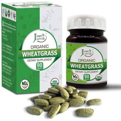 Viên uống hữu cơ Cỏ Lúa Mì Just Jaivik Wheatgrass