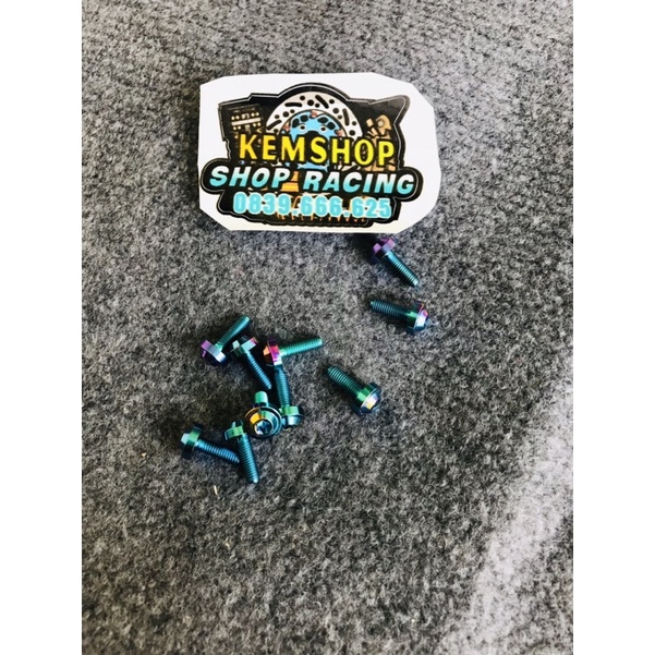 Ốc Titan 5ly Bắt Dàn Áo Các Loại Xe Màu Cầu Vồng Cực Đẹp