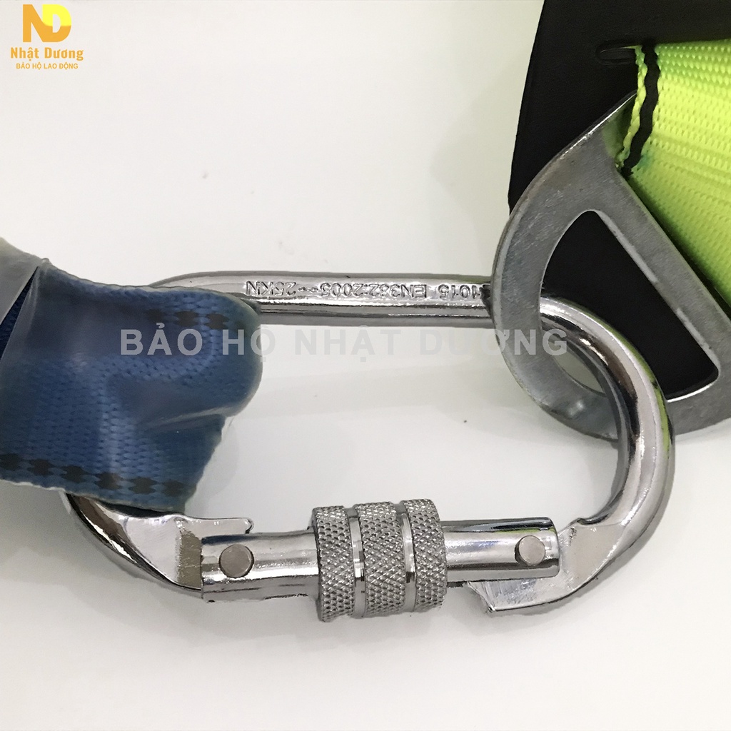 Dây đai an toàn toàn thân 2 móc nhôm giảm xóc Adela TX33, Dây bảo hộ lao động Nhật Dương