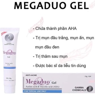 Gel Megaduo giúp ngừa mụn, giảm thâm, mờ sẹo - Kem mụn Megaduo Gamma 15g - Sản phẩm trị mụn - KCityShop.Com