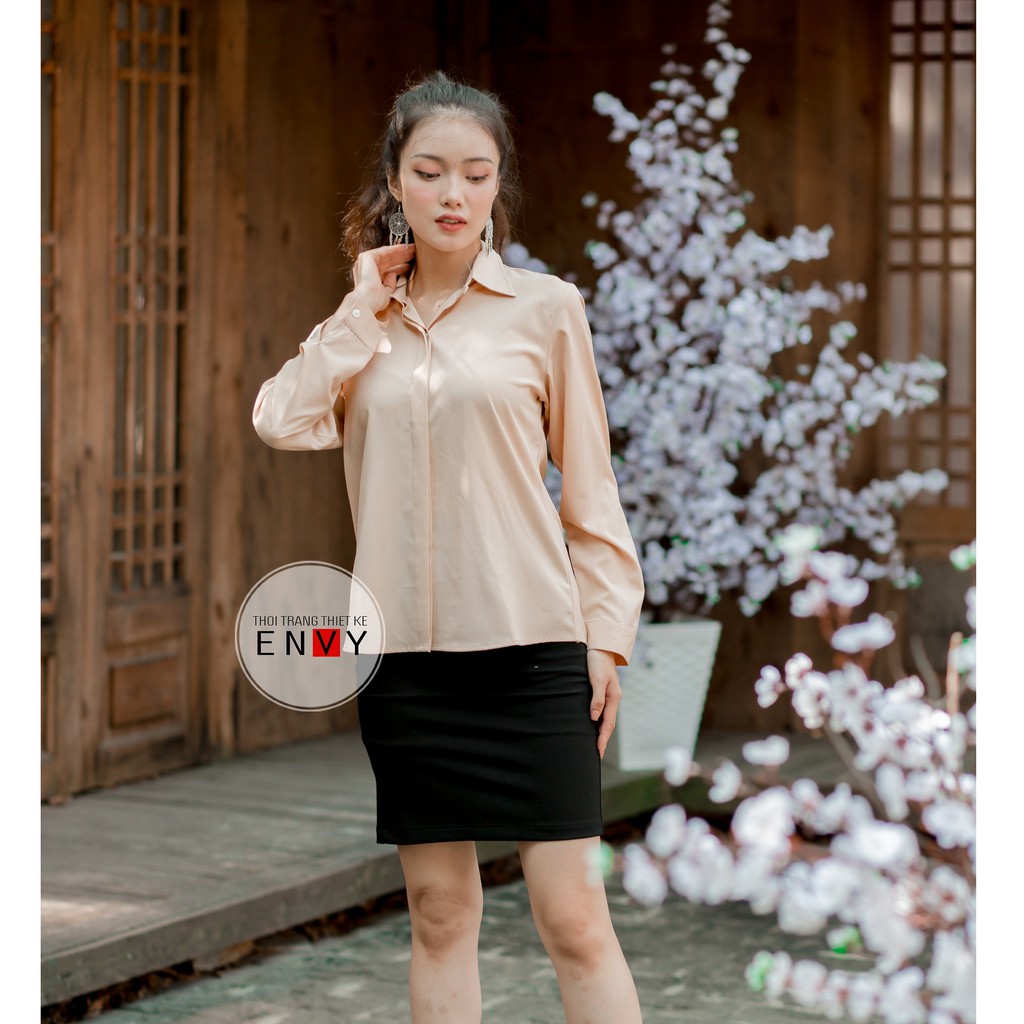 [Mã BMBAU50 giảm 7% đơn 99K] Áo sơ mi nữ truyền thống ENVY - S0095 | BigBuy360 - bigbuy360.vn
