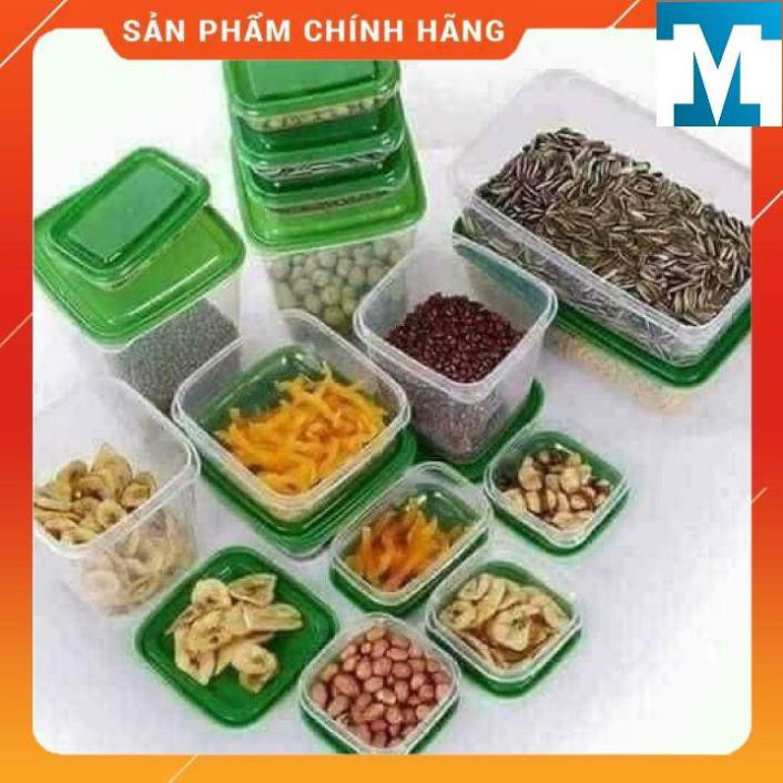 Bộ Hộp 17 món - Set 17 Hộp Nhựa Cao Cấp Đựng Thực Phẩm Bảo Quản Tủ Lạnh [FREESHIP]