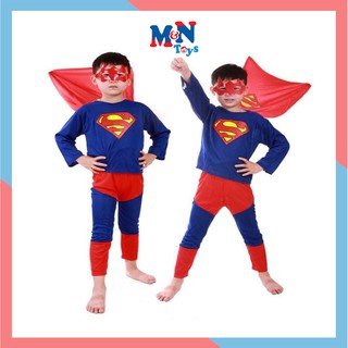 Bộ Đồ Hóa Trang Siêu Nhân Superman Cho Bé Dịp Halloween