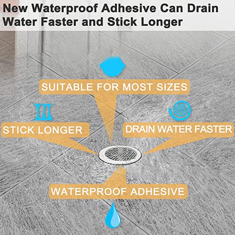 Set 25 Miếng Lưới Lọc Rác Cho Bồn Rửa Nhà Tắm Sử Dụng Một Lần Tiện Lợi