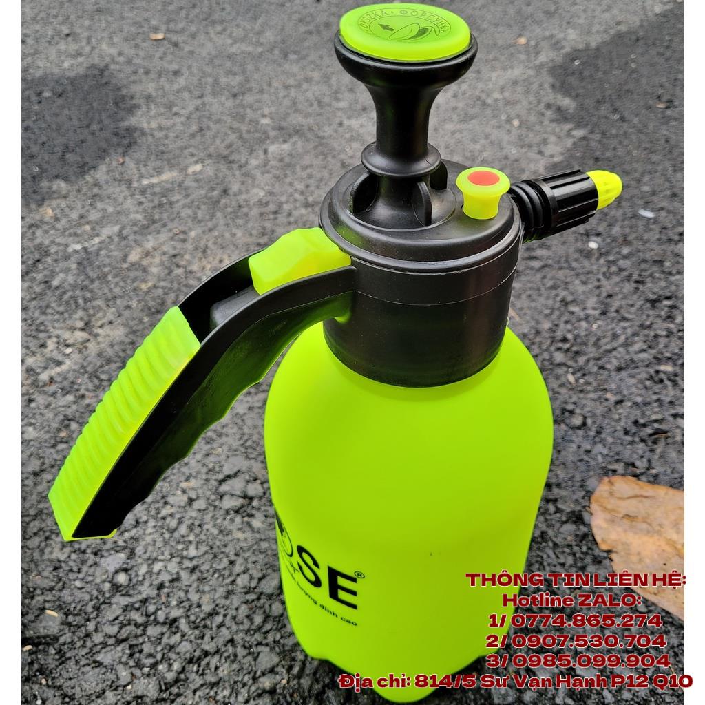 Bình Xịt Tưới Cây 2 L Lít MST GOSE GM2 chất liệu HDPE - Chuyên Phun Sương Thuốc Trừ Sâu, Khử Trùng, Tưới Vườn, Chuẩn EU