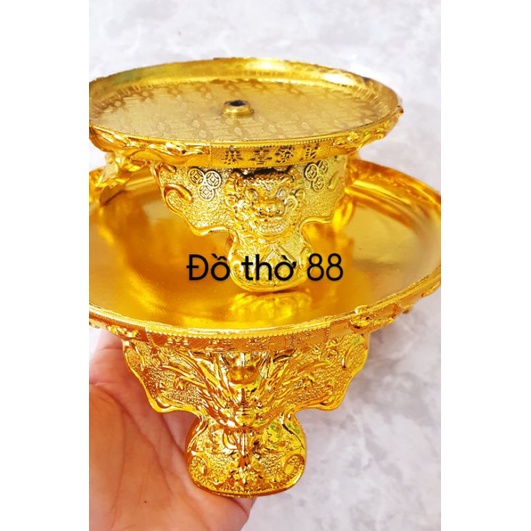 Đế vàng 3 chân size lớn đường kính 15cm
