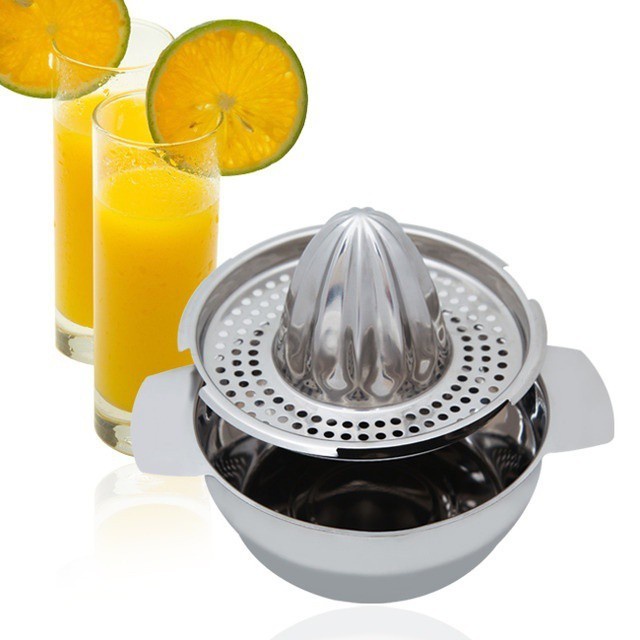 Dụng Cụ Vắt Cam Bằng Tay Inox Có Quai Cầm Giúp Bạn Vắt Cam Nhanh Chóng Hiệu Quả