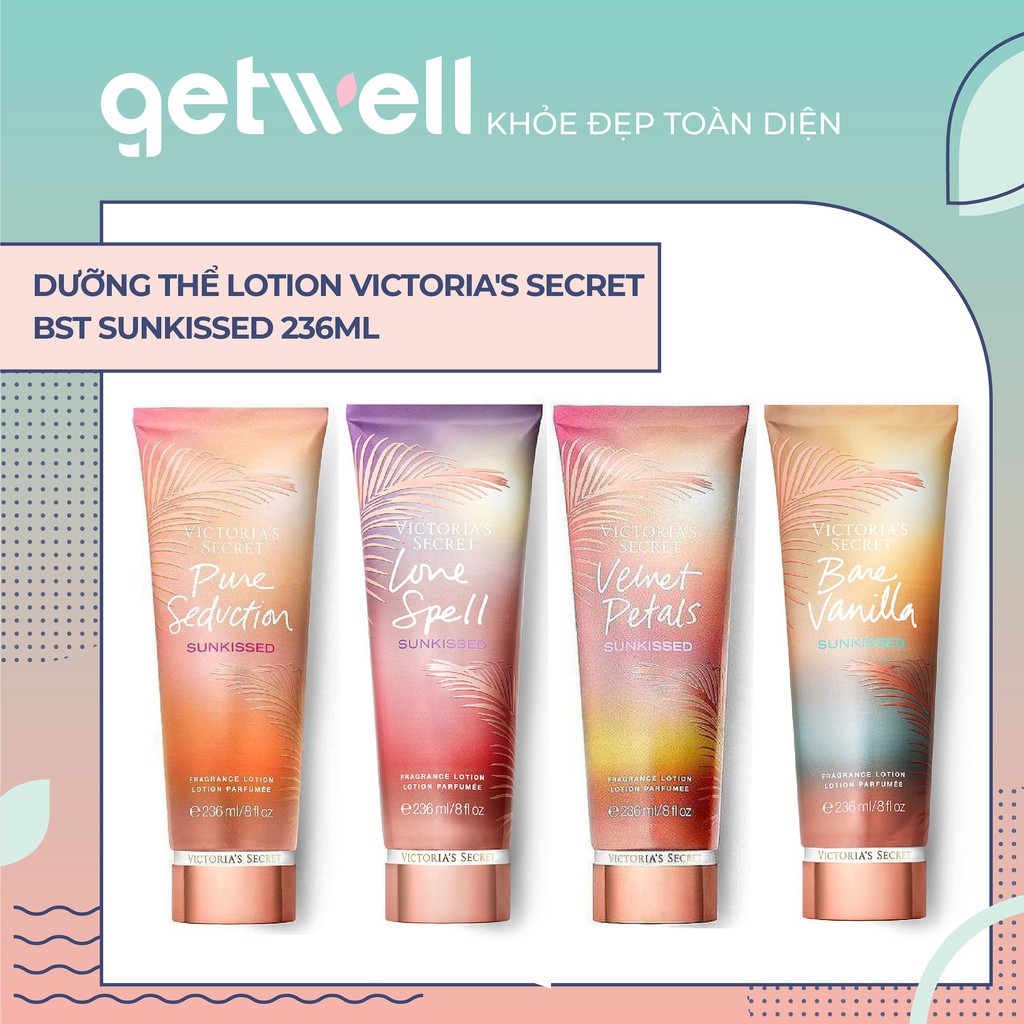 LOVE SPELL | PURE SEDUCTION | VELVET PETALS | BARE VANILLA SUNKISSED Sản Phẩm Xịt Dưỡng Toàn Thân VICTORIA'S SECRET