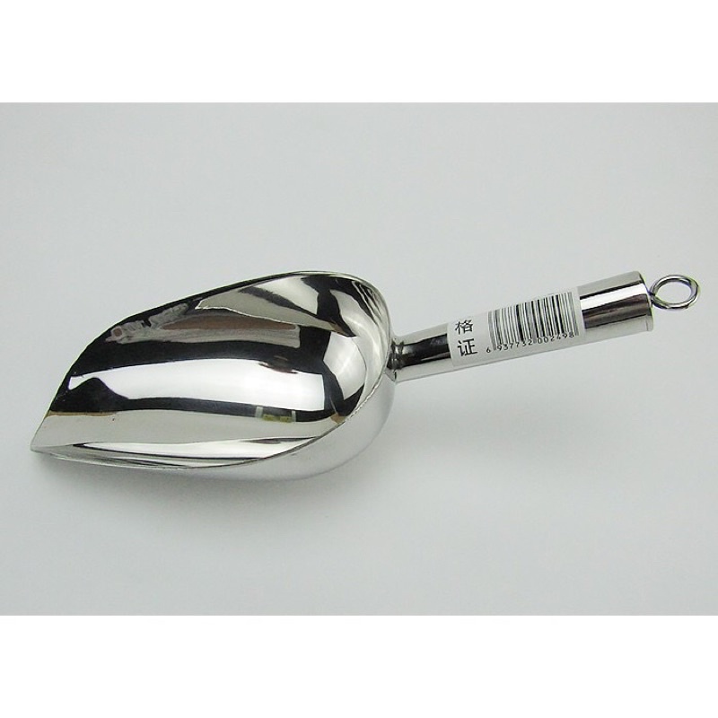 Muỗng xúc đá bằng inox 26cm x 10cm, dụng cụ xúc đá loại đẹp