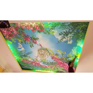 Tranh dán tường 3D Sơn thủy hữu tình 1279
