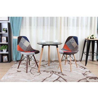 Ghế eames thổ cẩm không tay