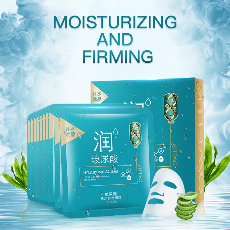 (Hàng Mới Về) Set 10 Mặt Nạ Dưỡng Ẩm Làm Trắng Da 25g