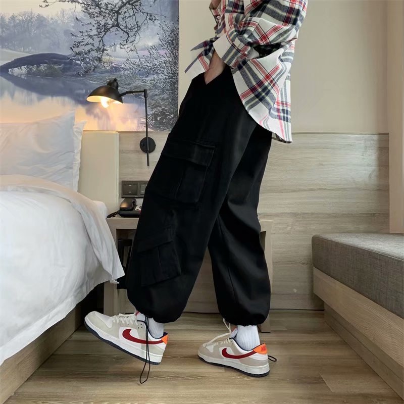 Korean Fashion Multi-Pocket Long Pants 2021 For Men | BigBuy360 - bigbuy360.vn