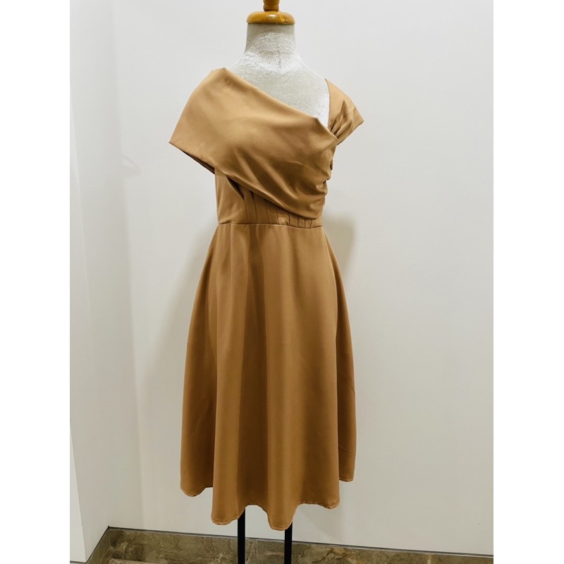 Đầm Xòe Dự Tiệc Lêch Vai, Váy Đầm Xòe Trễ Vai Sang Trọng Zenna [ảnh+video thật] | BigBuy360 - bigbuy360.vn