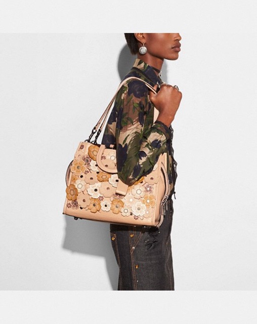 ⚠️SALE SẬP SÀN⚠️ Túi Coach hoa trà size đại