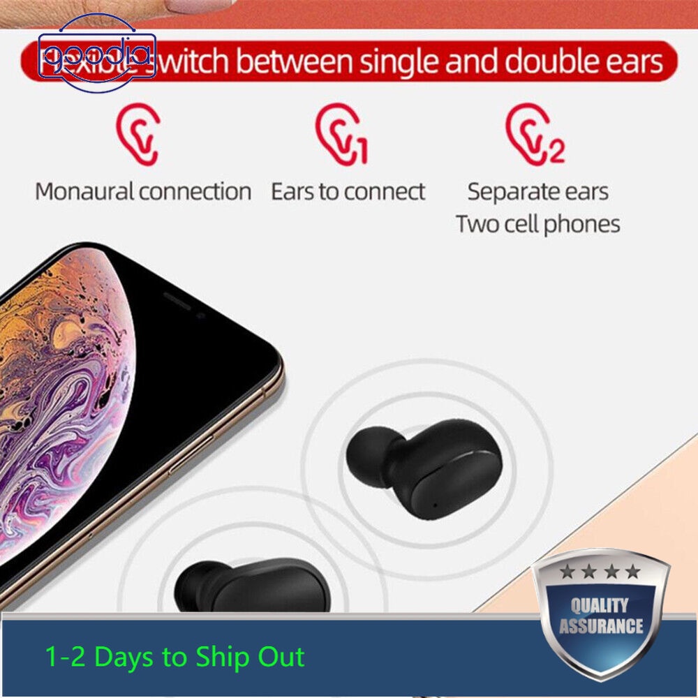 Tai nghe không dây TWS A6S Có Mic Cho Điện Thoại Thông Minh Android IPhone