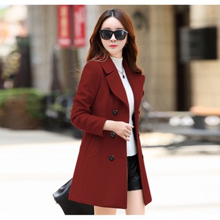 Áo khoác dạ form dài - AKD453702