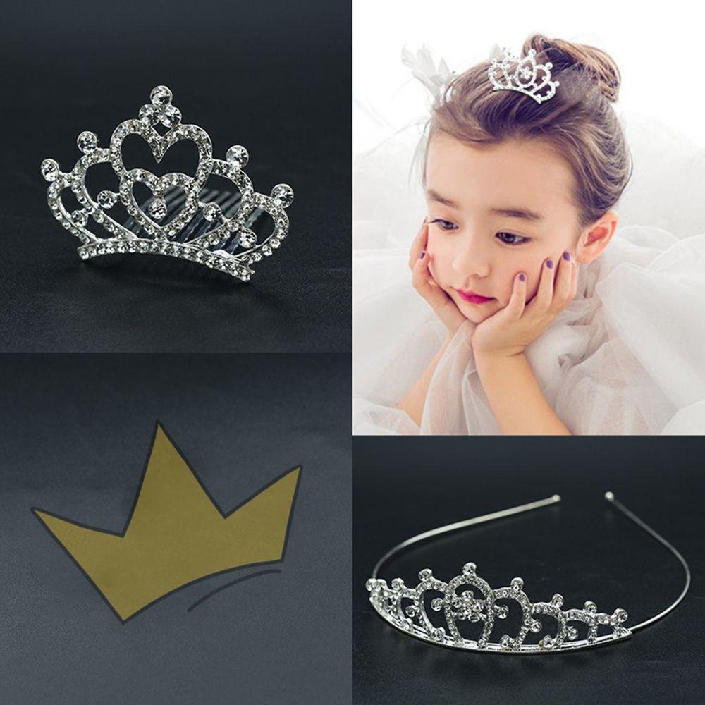 Lược Cài Tóc Hình Vương Miện Trái Tim Phong Cách Hàn Quốc Cho Nữ