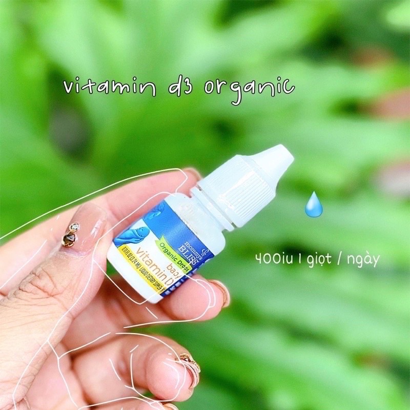 Vitamin D3 hữu cơ Mommy’s Bliss cho từ sơ sinh