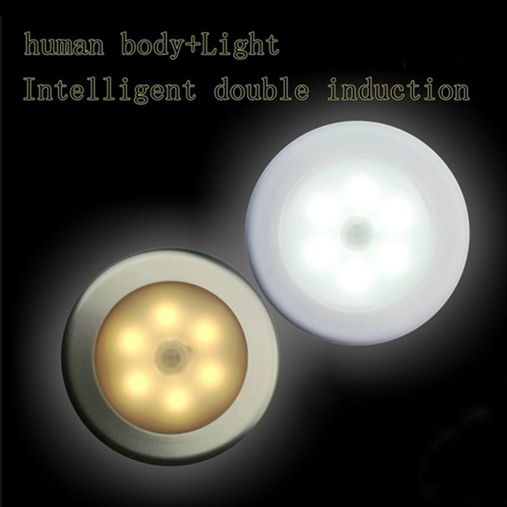 Đèn Ngủ 6 Bóng Led Cảm Biến Chuyển Động Thông Minh