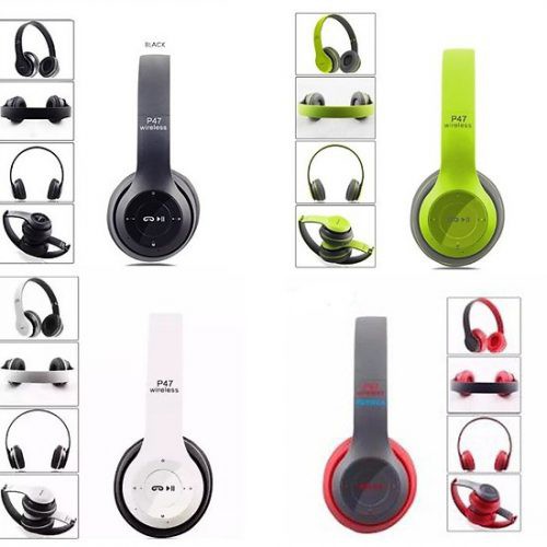 [Mã ELFLASH5 giảm 20K đơn 50K] Tai nghe bluetooth 4.2 P47 có khe cắm thẻ nhớ - Âm Thanh Đỉnh Cao