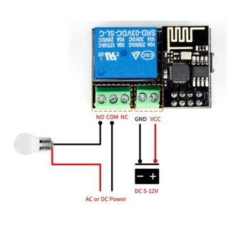 Mô đun rơ le wifi esp8266 5v và esp-01 đã chạy sẳn code
