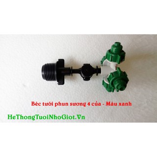 2 bộ béc phun sương 4 cửa
