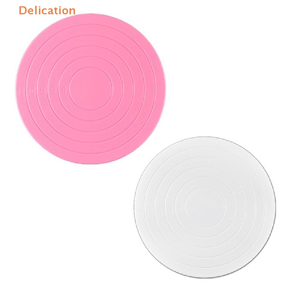 Bàn Xoay Làm Bánh Bằng Nhựa 14cm DIY