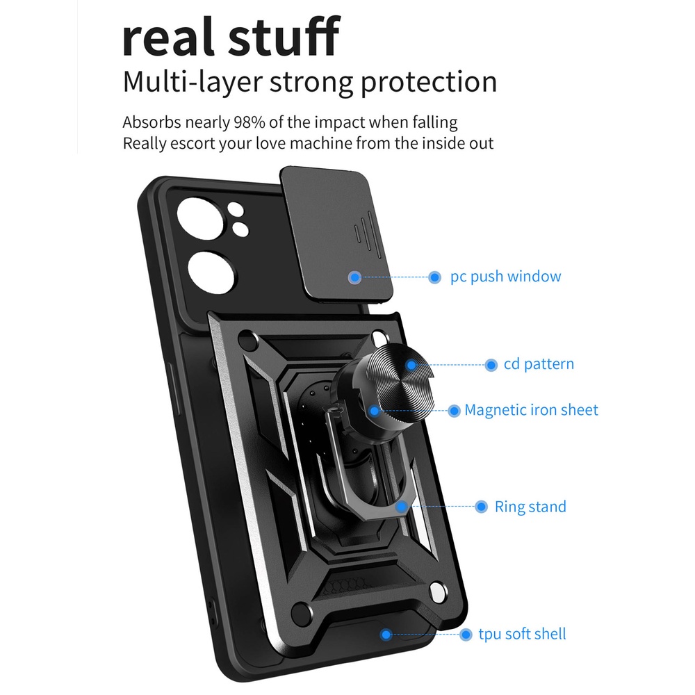 Ốp Điện Thoại Cứng Từ Tính Bảo Vệ Máy Ảnh Cho OPPO Reno 7 pro 5g Reno7 5g