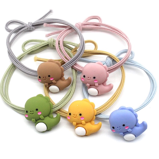 BT01. Set 5 dây cột tóc khủng long 🦖