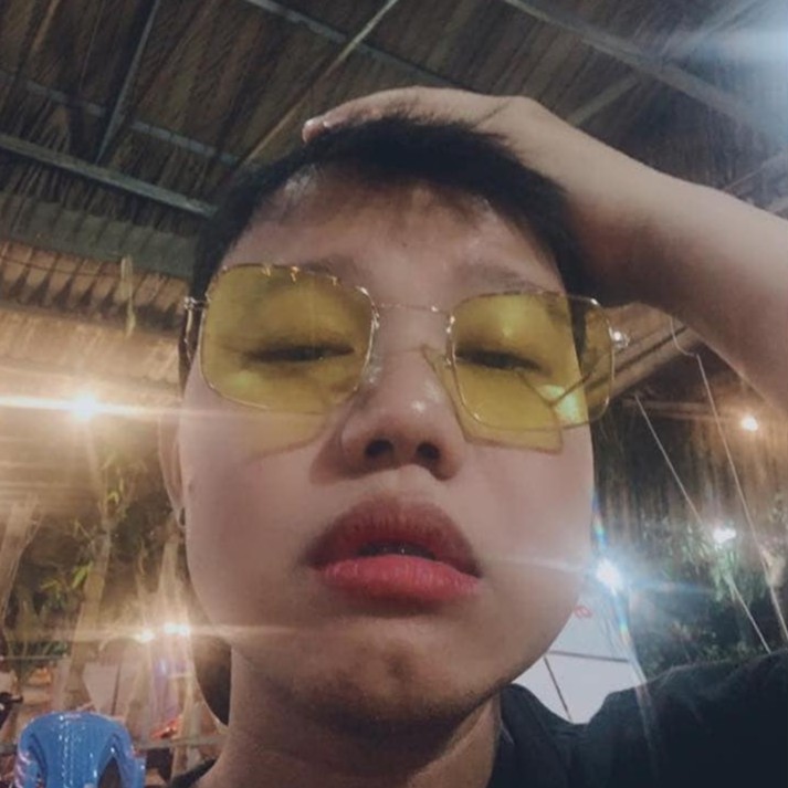 Kính mát ban đêm gọng vuông style độc - Ngày và đêm đều xài đc