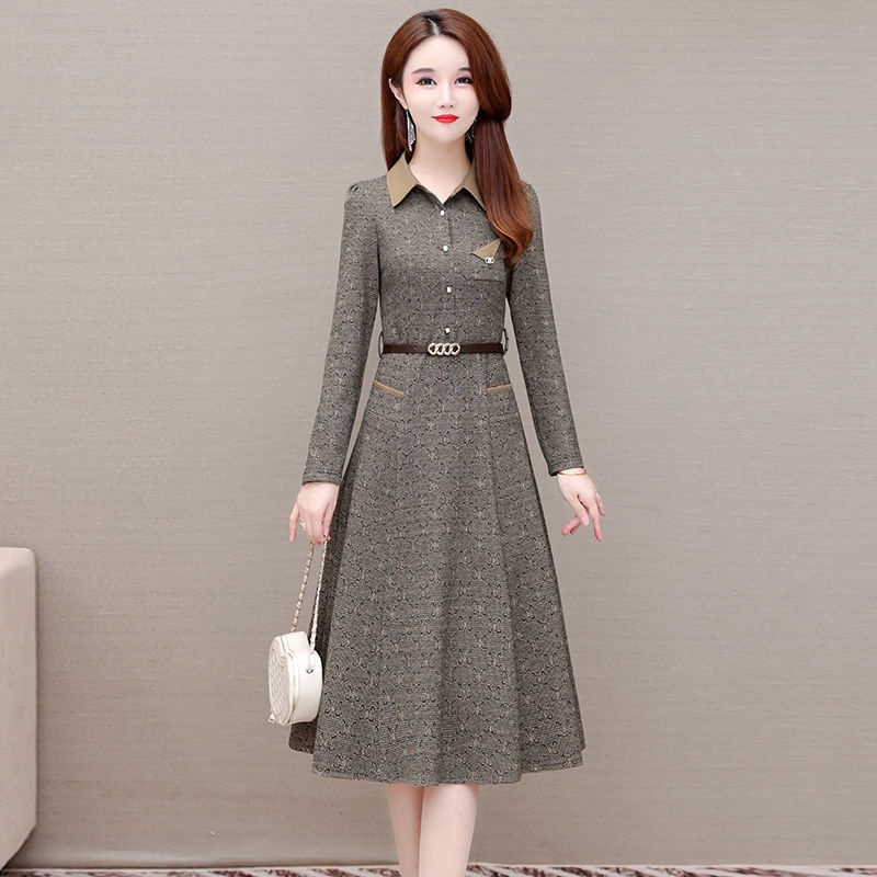 Đầm Dài Vừa Vặn Thời Trang Mùa Xuân Cao Cấp Phong Cách Mới 2022 Dành Cho Nữ Trung Niên