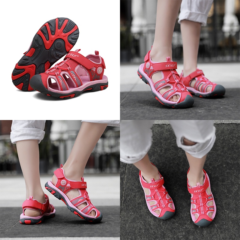 Xăng đan màu hồng 2022 thời trang mùa hè cho bé