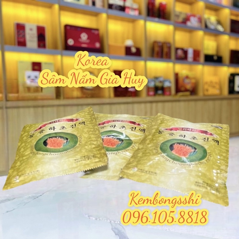 [HÀNG MỚI VỀ ]Nước Đông trùng Hạ thảo quai xách Hàn Quốc, Hộp Trắng 30 gói