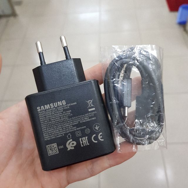 Bộ sạc siêu nhanh 45W Samsung chính hãng cho Note 10+, S20+, S20 Ultra