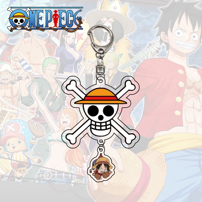 Ygt Móc Chìa Khóa Bằng Acrylic Hình Nhân Vật Hoạt Hình One Piece