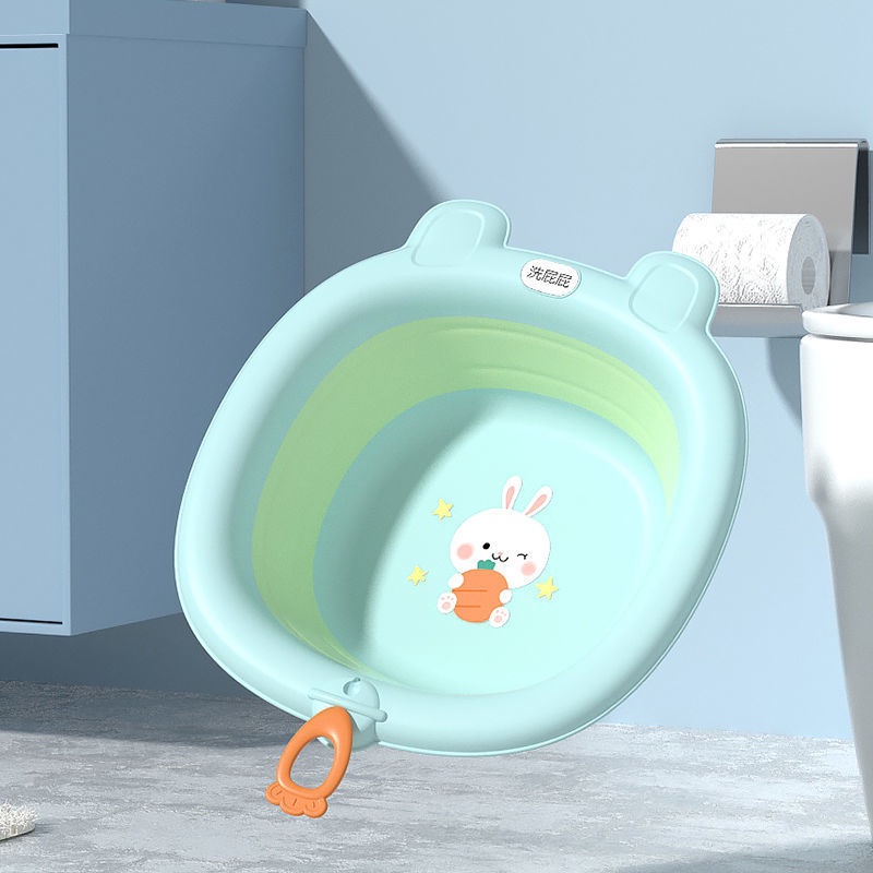 Chậu rửa mặt gấp gọn cho bé - Chậu rửa gấp gọn hình chú thỏ dễ thương