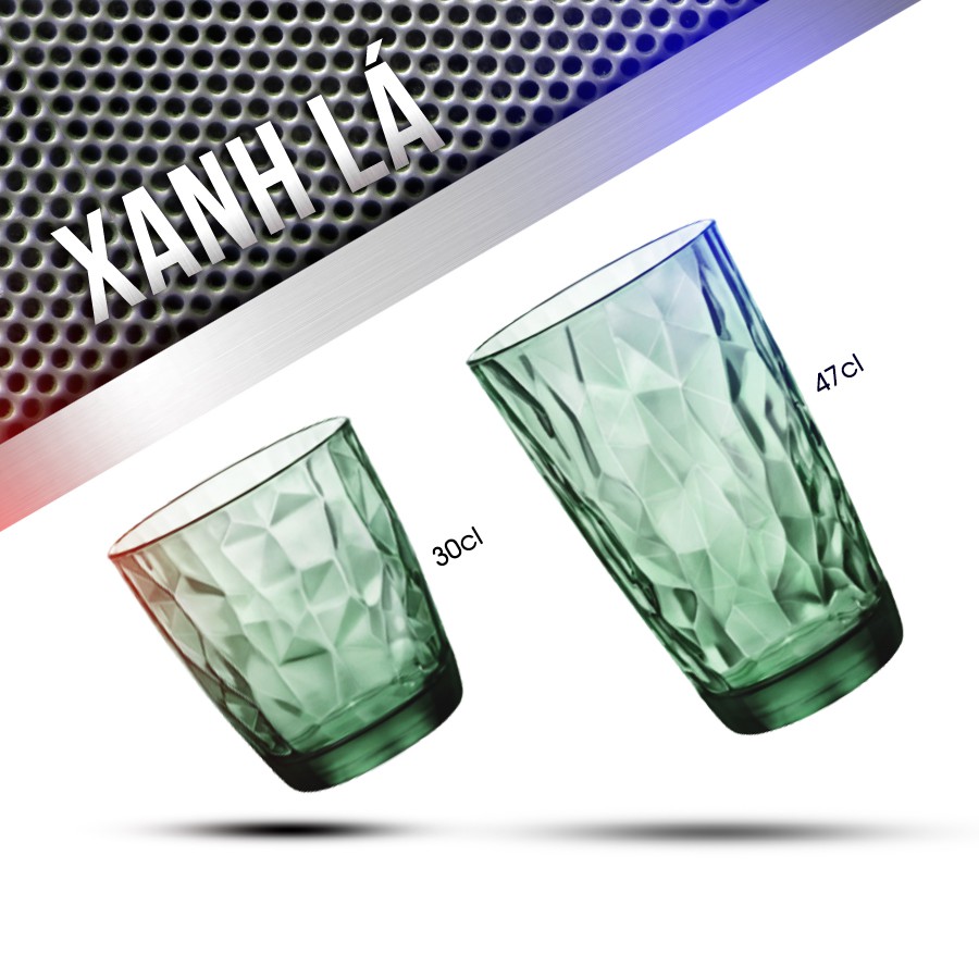 Bộ 6 Ly thủy tinh Diamond 47cl