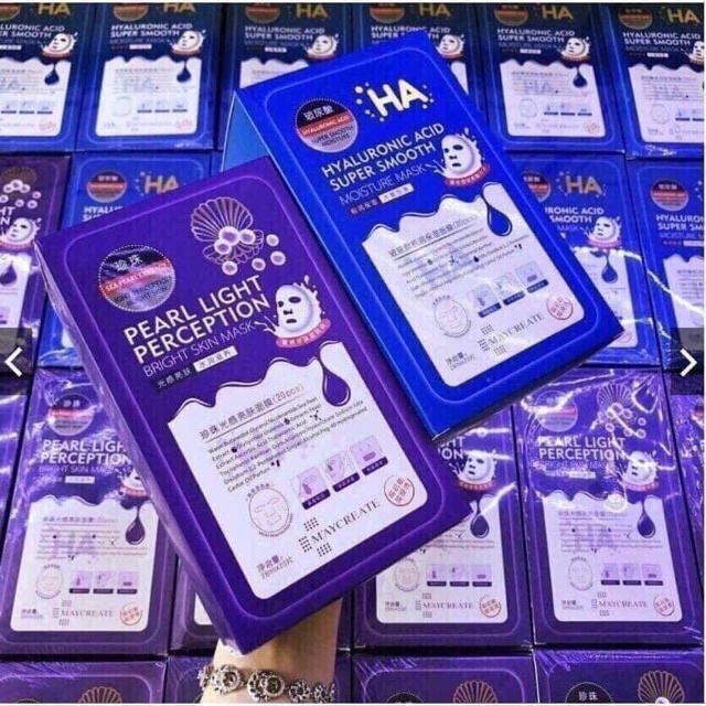 HỘP 20 MIẾNG MẶT NẠ HA MC- HÀNG NỘI ĐỊA TRUNG