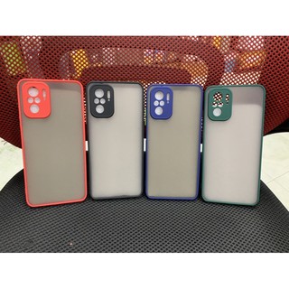 Ốp lưng Xiaomi redmi Note 10 bảo vệ camera viền dẻo màu lưng nhám mờ