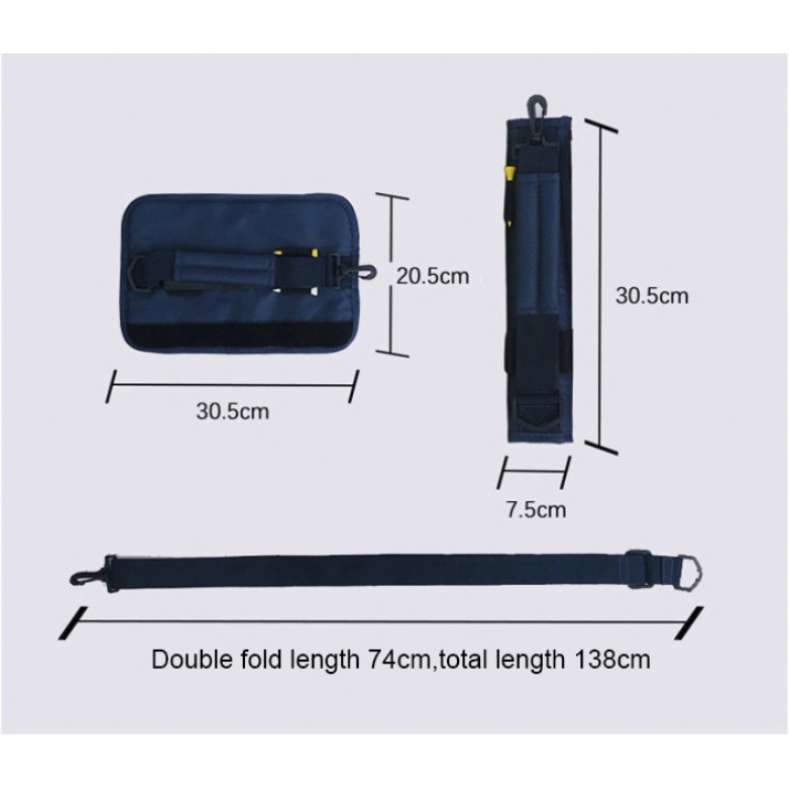 1 Túi Đựng Gậy Đánh Golf 30x20cm 3 Màu