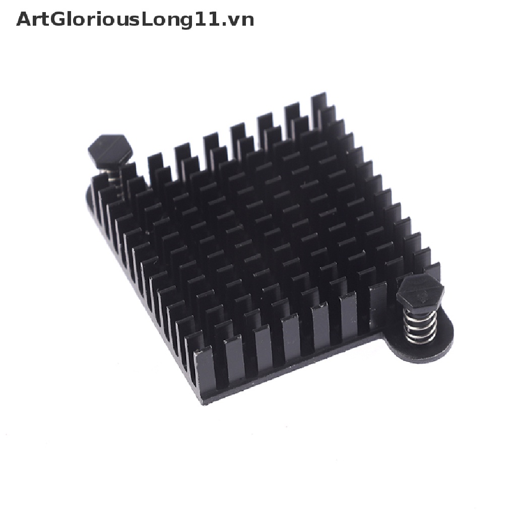 1 Tấm Tản Nhiệt Bằng Nhôm Kích Thước 35 * 35 * 10MM Chất Lượng Cao