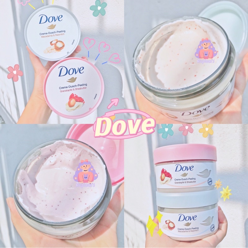 Tẩy tế bào chết body Dove Cream Dusch Peeling