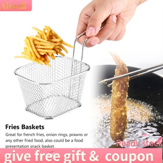 Rổ chiên khoai tây HEEPDD bằng inox mini