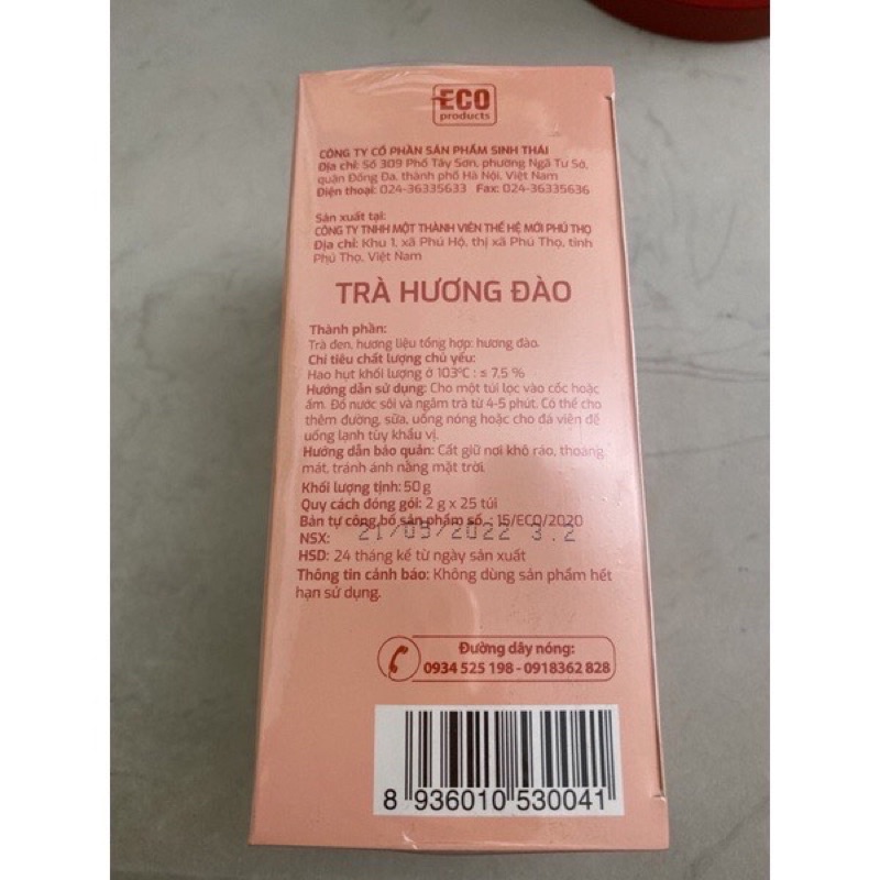 Trà Đào Cozy Túi Lọc