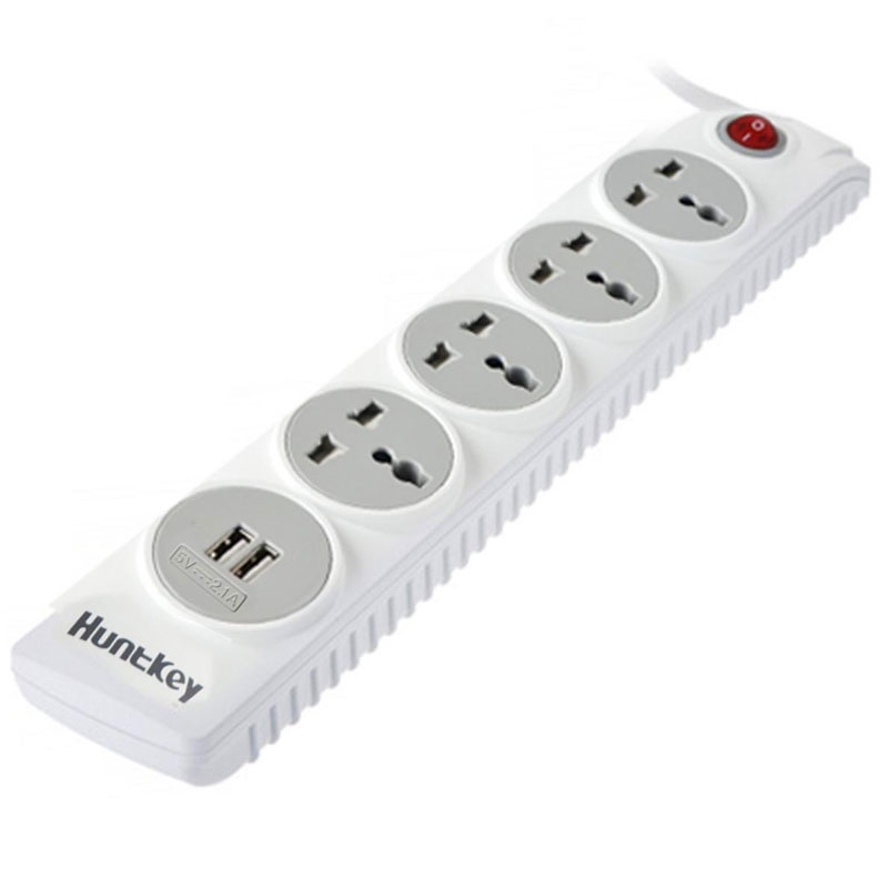 Ổ cắm điện đa năng thông minh chống giật Huntkey SZN 507, có cổng usb sạc điện thoại